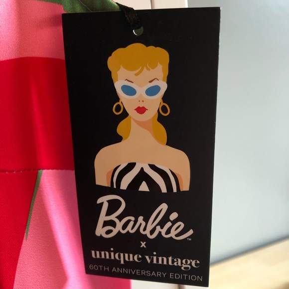 HP✨*NWT* Barbie x Unique Vintage Special 60th Anniversary Mod Dress (Size:Small) - Picture 6 of 8